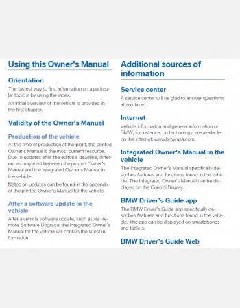 bmw x5 2022 owners manual